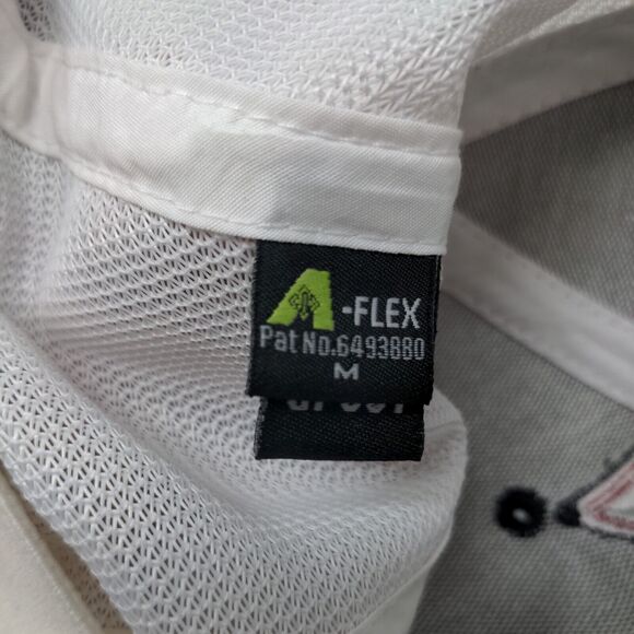 Troy Fitted Mesh Back Hat Red Embroidered Logo The Game Pro Poly Blend - Picture 11 of 12